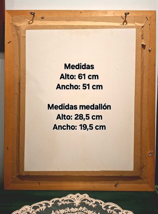 Cuadro vintage romántico con cristal - Decoración