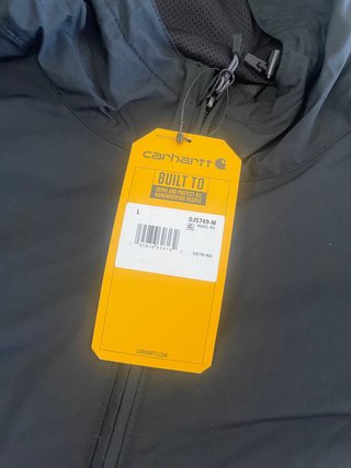 Chubasquero Canguro Carhartt Negro Nuevo