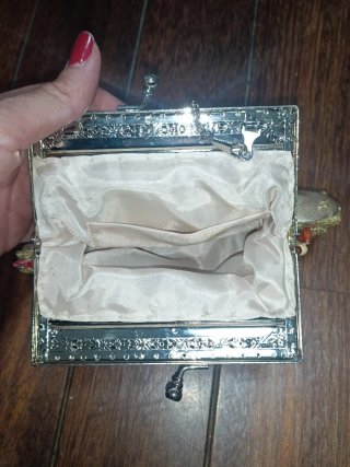 Bolso de fiesta vintage con pedrería