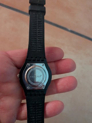 Reloj Panapop Flores Negro Multicolor