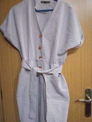 Mono rayas azul talla M