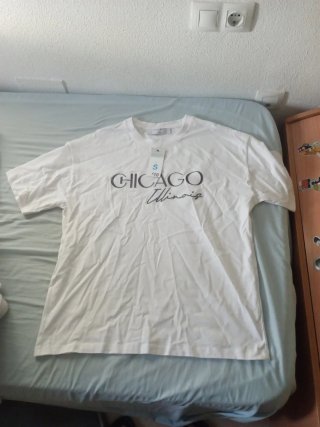 Camiseta Primark Chicago Illinois Talla S