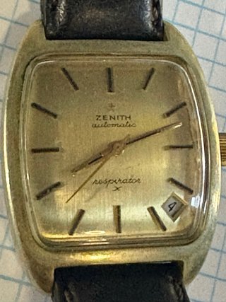 Zenith Respirator Automático Vintage Suizo Años 70