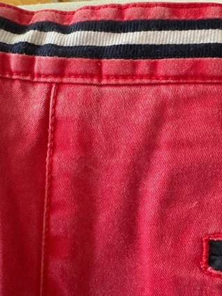 Bermuda El Ganso Chino Roja Talla 42