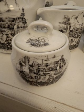 Juego de café porcelana Vico Arnedo