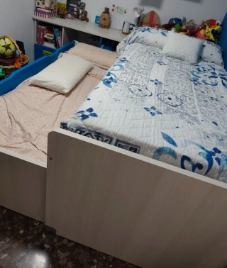 Cama nido infantil con escritorio Negociable