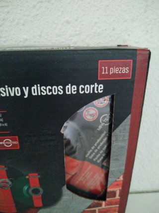 Parkside Set Discos Abrasivos y Corte 11 Piezas