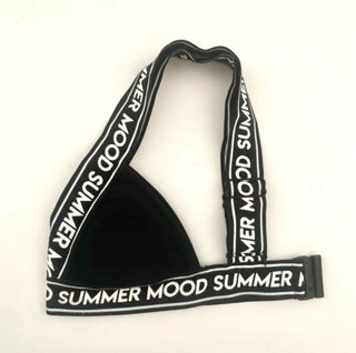Bikini deportivo negro 'Summer Mood' Talla S
