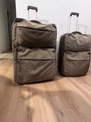 2x1 Maletas Mandarina Duck Beige/Gris