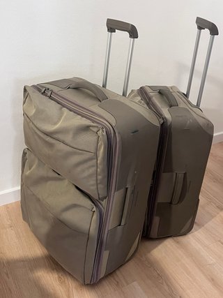 2x1 Maletas Mandarina Duck Beige/Gris