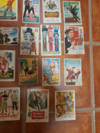 Lote programas mano cine antiguo