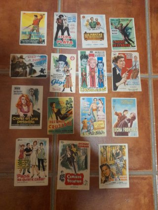 Lote programas mano cine antiguo