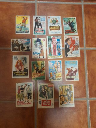 Lote programas mano cine antiguo