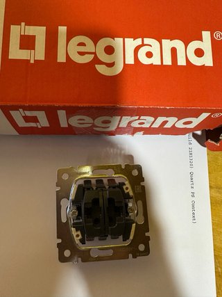 Legrand 775808 Interruptor Doble 10AX
