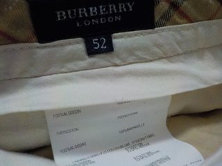 Pantalón Chino Burberry Beige Talla 52