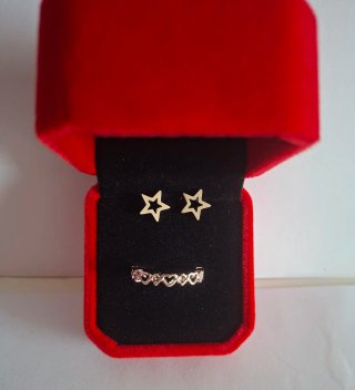 Elegante Set Regalo: Reloj y Conjunto plateado