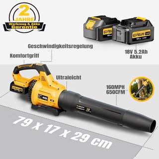 Soffiatore GEVEELIFE 18V a Batteria