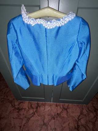 Corpiño de fallera talla 38 azul