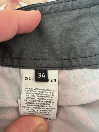 Bermudas Quiksilver Talla L Estampado Tropical