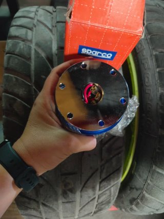 Quick Release Sparco para volante deportivo