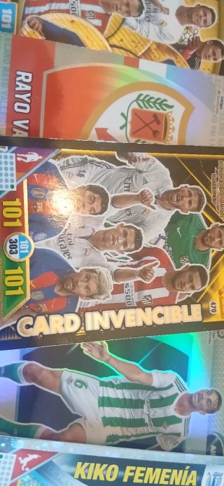 Colección Cartas Panini - REAL MADRID Y OTROS