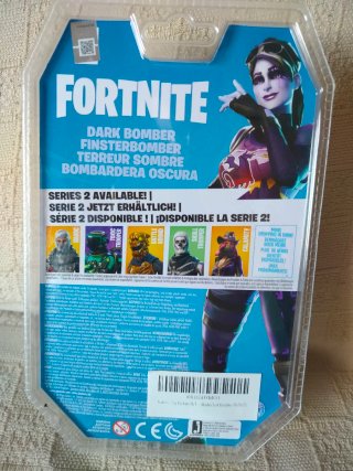 Figura Fortnite Dark Bomber Nueva Sin Abrir