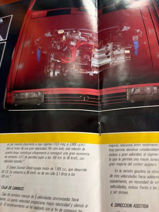Catalogo Talbot Solara Escorial