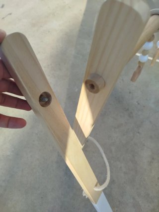 Gimnasio de madera para bebés