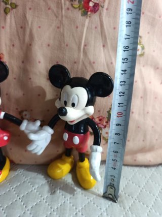 Muñecos Mickey y Minnie Mouse PVC