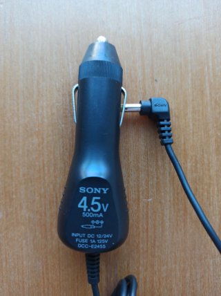 Cargador Coche Sony 4.5V 500mA