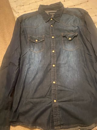 Camisa vaquera azul Springfield mujer