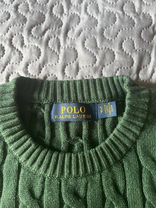 Jersey Polo Ralph Lauren Verde Trenzado