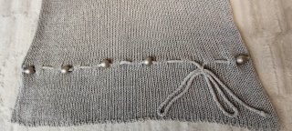 Jersey algodón sin mangas gris