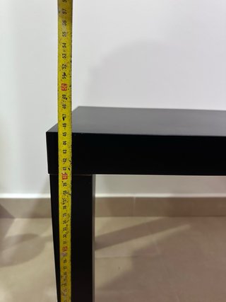 Mesa de salón negra Ikea