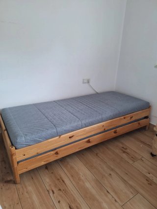 2 Camas IKEA UTAKER + 2 Colchones