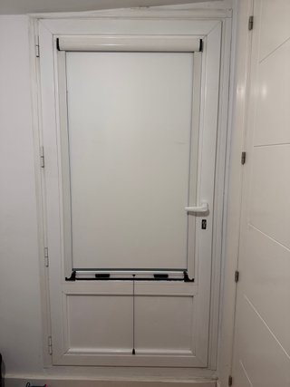 Puerta aluminio 96x200cm con cerradura