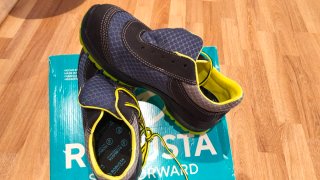Zapatos de trabajo Robusta azules y grises