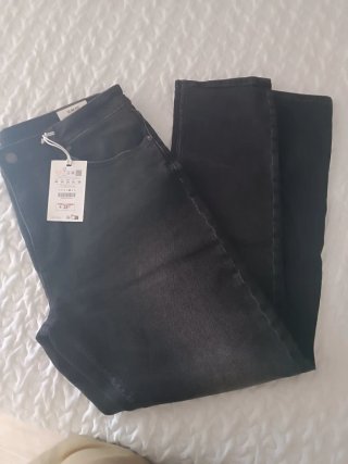 Tejanos chico Slim Fit negros
