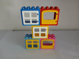 Lego Duplo finestre colorate
