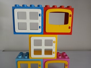Lego Duplo finestre colorate