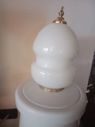 Lampada vintage vetro e metallo