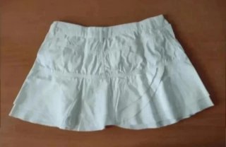 Minifalda blanca Zara Talla 40