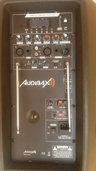 Altavoz Audibax 15" con batería + Trípode audibax