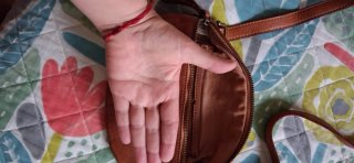 Bolso riñonera de cuero vacuno RECUIR