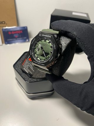 Reloj Casio G-Shock GMA-S2100 Negro/Verde