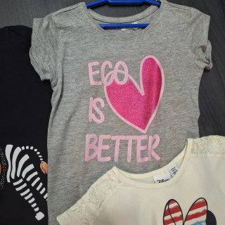 Lote 9 Camisetas Niña Talla 5-6