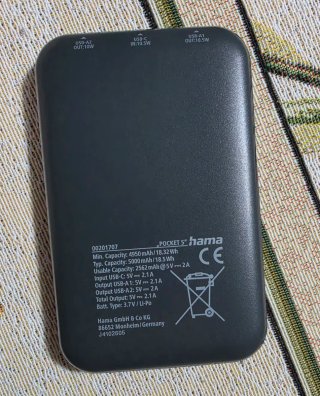 Power Bank Hama Pocket 5 5000 mAh