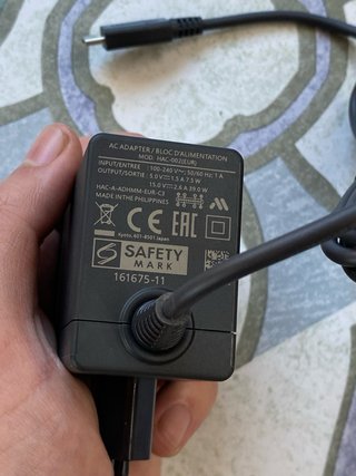Cargador Nintendo Switch Adaptador Enchufe Nuevo