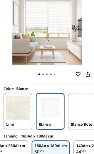 Estor Noche y Día Blanco NUEVO