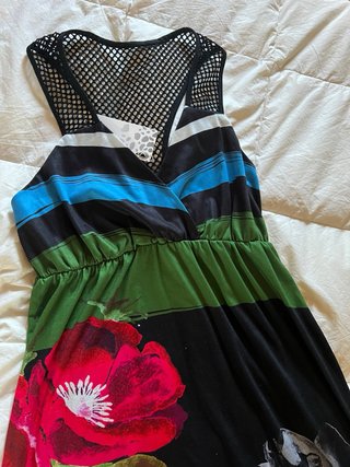 Vestido largo estampado Talla M-L